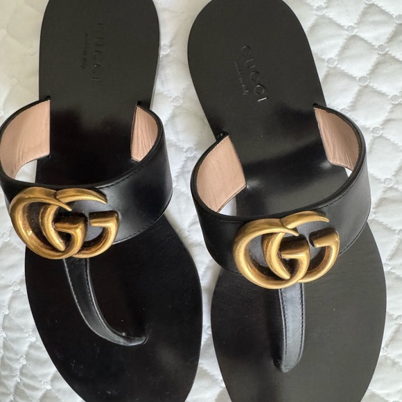 Gucci - Black Sandals - 36.6 - Picture 1 of 9